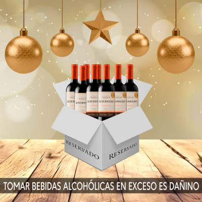 CAJA DE VINO RESERVADO CARMENERE 750ML