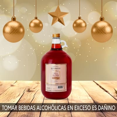 QUEIROLO ROSE 4.05 LT BOTELLA