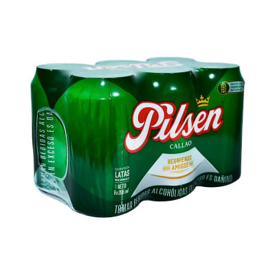 SIX PACK PILSEN LATA 355ML