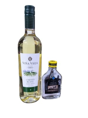 PACK VIÑA VIEJA CHENIN 750ML+VARGAS 125ML
