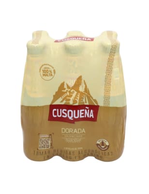SIX PACK CUSQUEÑA DORADA BOT 310 ML