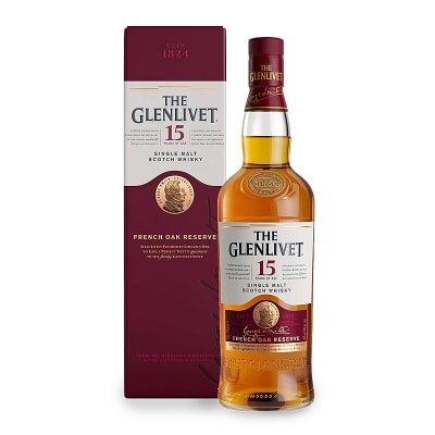 WHISKY THE GLENLIVET 15 AÑOS 7OOML3