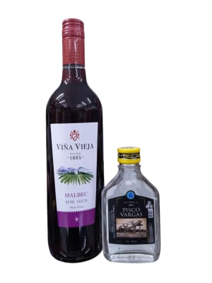 PACK VIÑA VIEJA MALBEC 750ML+VARGAS 125ML