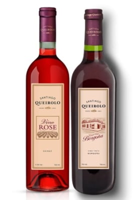 PACK QUEIROLO ROSE Y BORGOÑA 750ML1