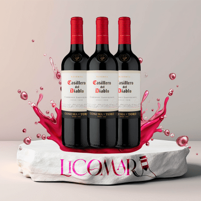TRIPACK CASILLERO MALBEC, CARMENERE Y CAVERNET SAUVIGNON