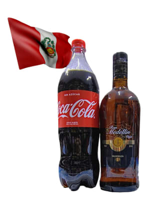 PACK MEDELLIN 3AÑOS 1LT + COCA COLA 1.5LT