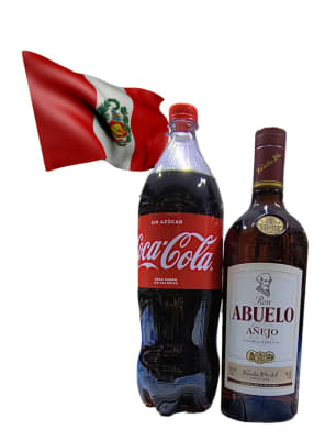 PACK ABUELO AÑEJO 1LT + COCA COLA 1.5LT + HIELO1