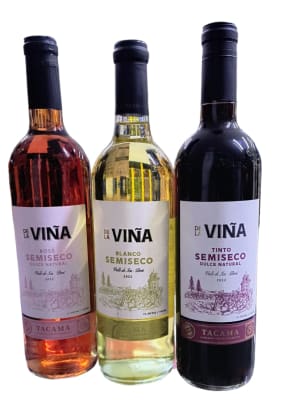 TRIPACK TACAMA ROSE, TINTO Y BLANCO 750ML