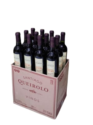 CAJA VINO QUEIROLO BORGOÑA 12UND