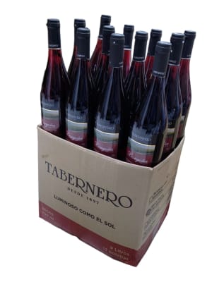 CAJA VINO TABERNERO BORGOÑA 12UND