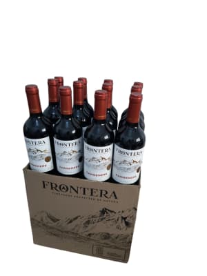CAJA DE VINO FRONTERA CARMENERE 750ML