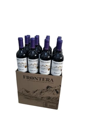 CAJA DE VINO FRONTERA MERLOT 750ML