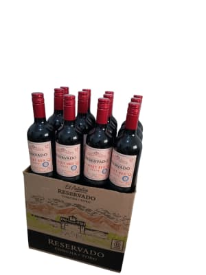 CAJA DE VINO RESERVADO SWEET RED 750ML