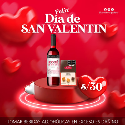 PACK TACAMA ROSE X 750ML+TOOFFEES SURTIDOS X 150G1