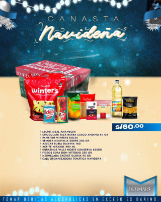 CANASTA NAVIDEÑA W