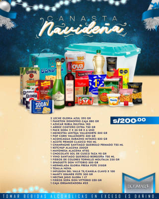 CANASTA NAVIDEÑA #200
