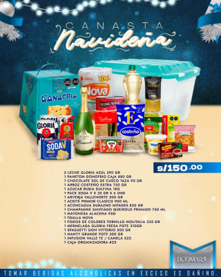 CANASTA NAVIDEÑA #150