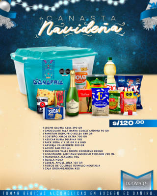 CANASTA NAVIDEÑA #120