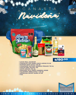 CANASTA NAVIDEÑA #801