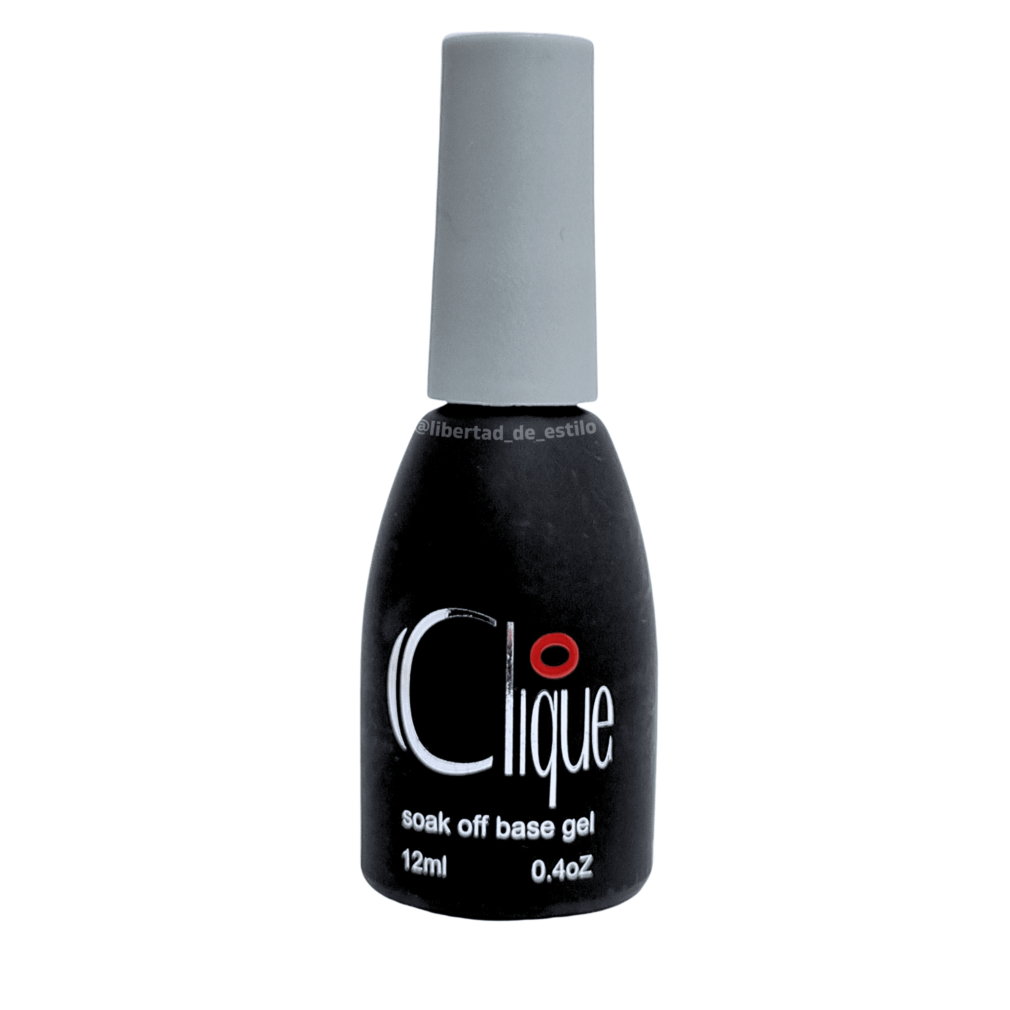 Clique Base Rubber Transparente 12ml Libertad De Estilo