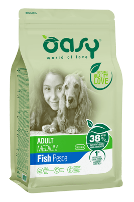 OASY LIFESTAGE ADULT MEDIUM FISH 12 KG