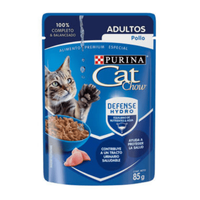 CAT CHOW  POLLO POUCH 85 GR1