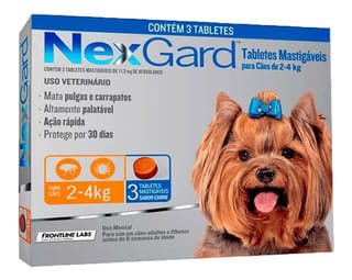 NEXGARD 2-4 KG 11,3 MG 3 COMP1