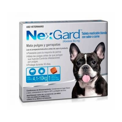 NEXGARD 4-10 KG 28.3 MG 1 COMP