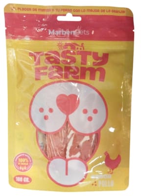 REBANADAS DE POLLO 100 GR TASTY FARM TF1011