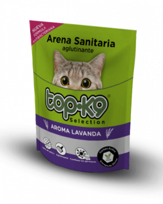 ARENA AGLUTINANTE TOP K9 LAVANDA 2 KG