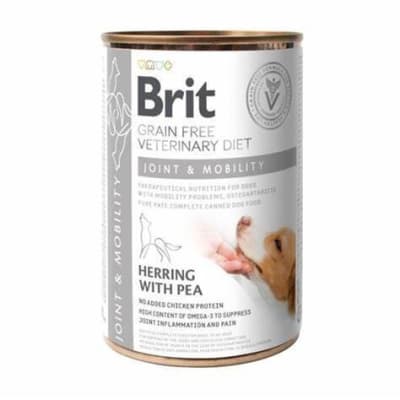 LATA BRIT VET DIET PERRO CUIDADO ARTICULAR 400 GR1