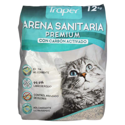ARENA SANITARIA TRAPER  SUPER PREMIUM 12 KG