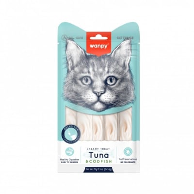 CREAMY WANPY TUNA CODFISH GATO 70 GR1