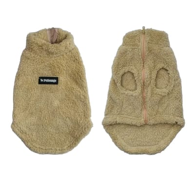 CORDERITO SIN MANGAS BEIGE PETLOUNGE TALLA 4