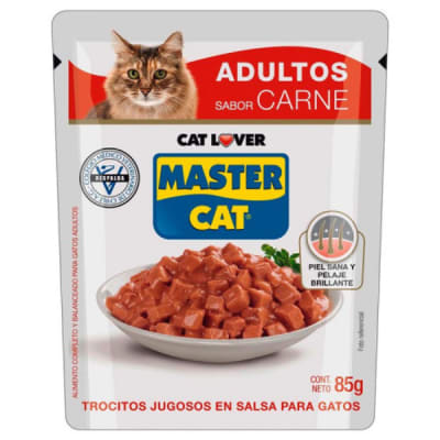 MASTER CAT POUCH CARNE 85 GR