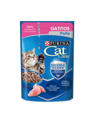 CAT CHOW GATITOS POLLO 85 GR