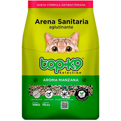 ARENA TOP K9 AGLUTINANTE MANZANA 10 KG