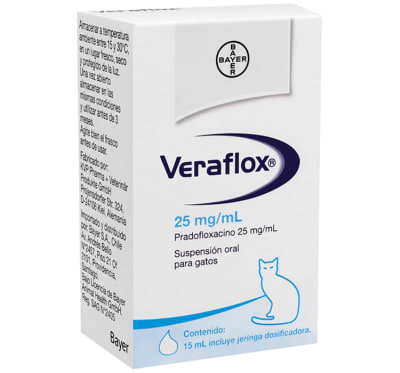 VERAFLOX 25 MG SUSP GATOS 15 ML1