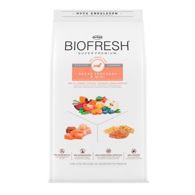 BIOFRESH PERRO ADULTO CASTRADO RAZA PEQUEÑA 10 KG