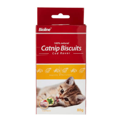 GALLETAS BIOLINE CATNIP BACALAO 22951