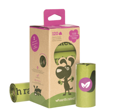 BOLSA DE FECA EARTH RATED CJ 8 UN LAVANDA