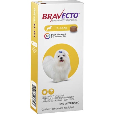 BRAVECTO 1 COMP X 3 MESES PERRO 2-4,5 KG