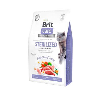 BRIT CARE GATO GF ESTERILIZADO CONTROL PESO 7 KG