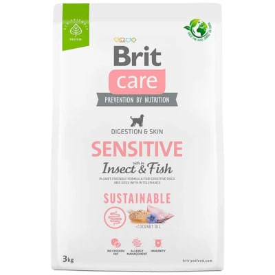 BRIT CARE PERRO INSECTO & PESCADO SENSITIVE 3 KG1