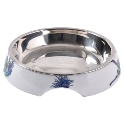 PLATO GATO STD REDONDO AZUL BW 500061