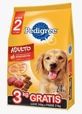 PEDIGREE ADULTO CARNE 24 KG