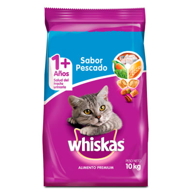 WHISKAS PESCADO 10 KG