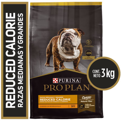 PRO PLAN CANINE REDUCED CALORIAS MED/GRANDE 3 KG