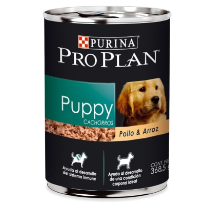 PRO PLAN PUPPY LATA POLLO Y ARROZ 368 GR