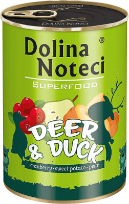 DOLINA SUPERFOOD CIERVO Y PATO 400 GR